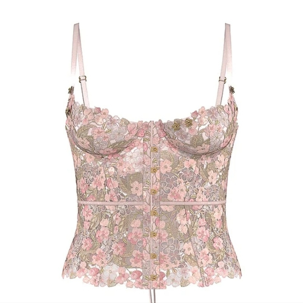 New!Victoria's Secret Atelier Enchanted Garden Corset - Picture 4 of 12